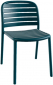 Стул пластиковый PAPATYA Tarabya-S стеклопластик мраморное море Фото 1