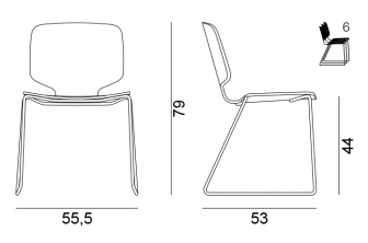 Стул деревянный на полозьях-thumbs-Фото3