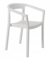Кресло пластиковое Resol Peach armchair стеклопластик белый Фото 1