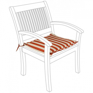 Подушка на сиденье кресла Garden Relax Cushion полиэстер оранжевый Фото 1