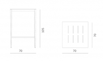 Стол металлический барный-thumbs-Фото3