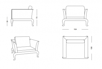 Кресло плетеное с подушками-thumbs-Фото3