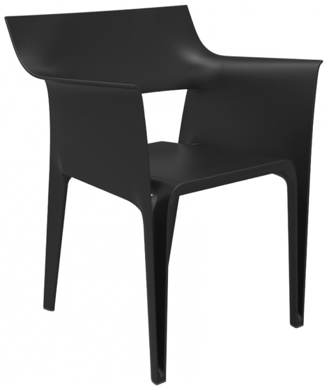 Кресло пластиковое Hidra Basic, черный