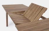Стол деревянный обеденный раздвижной Garden Relax Varsavia акация натуральный Фото 6