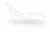 Шезлонг-лежак металлический Gaber Link Lounge металл белый Фото 4