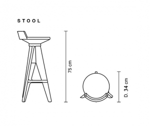 Стул пластиковый барный-thumbs-Фото3