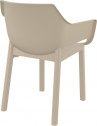 Кресло пластиковое Siesta Contract Dora стеклопластик, полипропилен бежевый Фото 9