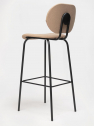 Стул барный с обивкой Ondarreta Hari сталь, фанера, ткань Фото 13