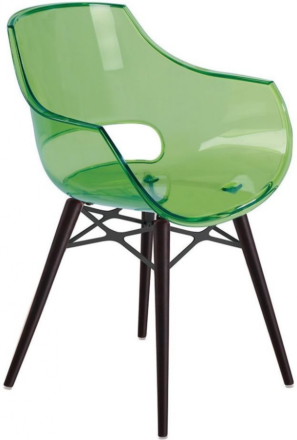 Кресло прозрачное Opal Wox Beech