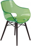 Кресло прозрачное Opal Wox Beech