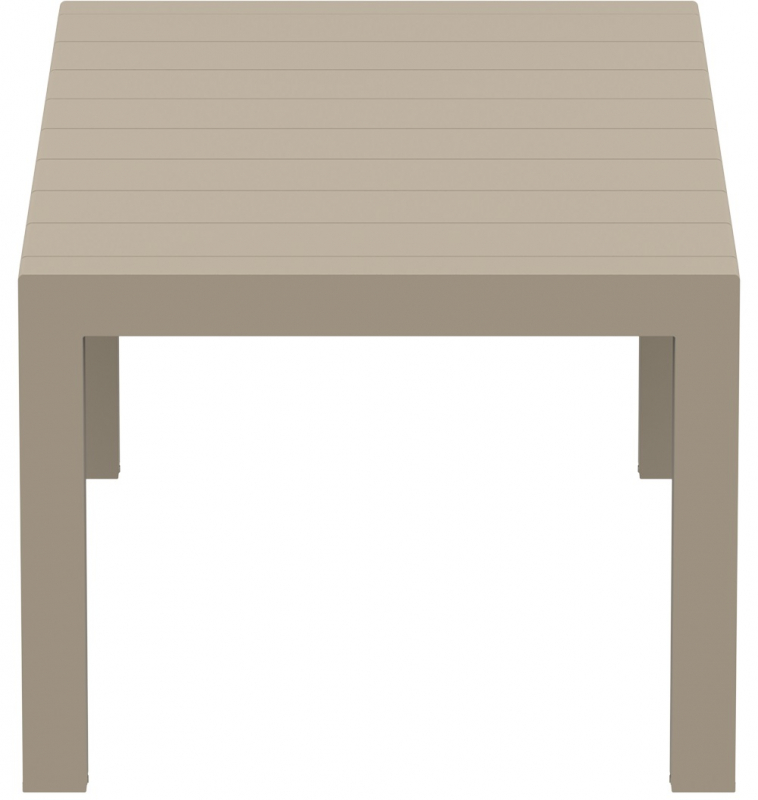 Стол пластиковый раздвижной Vegas Table Medium, бежевый, 1800-2200х1000х750 мм