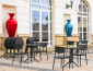 Стол пластиковый складной Siesta Contract Sky Folding Table Ø60 сталь, пластик черный Фото 11