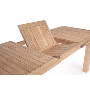 Стол деревянный раздвижной Garden Relax Maryland тик коричневый Фото 7