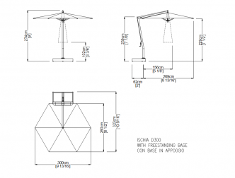 Зонт профессиональный Ø3 м с фигурным воланом-thumbs-Фото3