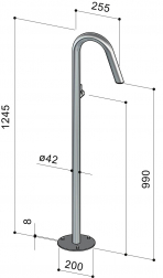 Душ уличный для ног-thumbs-Фото3