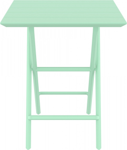Стол пластиковый складной Siesta Contract Helen Folding Table 60 пластик опаловый зеленый Фото 7