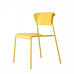 Стул пластиковый Scab Design Lisa Technopolymer сталь, технополимер желтый Фото 4