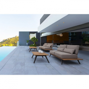 Диван с подушками Garden Relax Catalina алюминий, тик кофейный Фото 22
