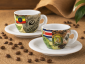 Кофейные пары для капучино Ancap Edex фарфор деколь Mondo Caffe Фото 1
