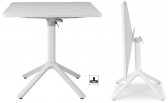 Стол пластиковый складной Scab Design Eco Folding алюминий, технополимер лен Фото 1