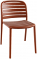 Стул пластиковый PAPATYA Tarabya-S стеклопластик янтарно-оранжевый Фото 1
