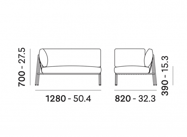 Диван угловой с подушками Nolita Sofa