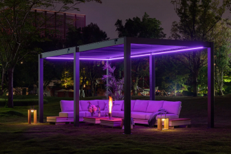Пергола биоклиматическая для террасы 3х6 м Astrol Pergola