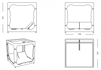 Шатер с лежаком-thumbs-Фото3