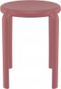Табурет пластиковый Siesta Contract Tom 45 стеклопластик марсала Фото 6