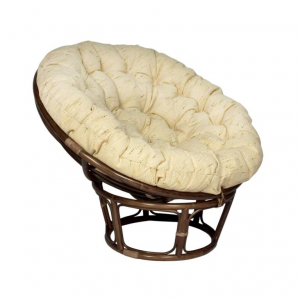Кресло механическое Ecodesign Papasan натуральный ротанг темно-коричневый Фото 1