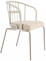 Кресло плетеное Rever Pietrasanta Standard сталь, роуп, ткань Фото 1