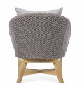 Кресло плетеное с подушками Garden Relax Coachella тик, роуп, олефин натуральный, серый Фото 8