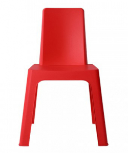 Стул пластиковый детский Resol Julieta chair полипропилен красный Фото 1