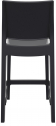Стул пластиковый полубарный Siesta Contract Maya Bar 65 стеклопластик черный Фото 11