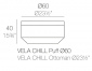 Пуф пластиковый Vondom Vela Basic полиэтилен Фото 2
