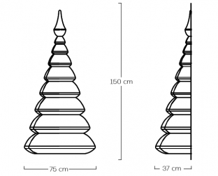 Ель пластиковая светящаяся-thumbs-Фото3