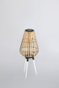 Светильник уличный плетеный Garden Relax Kiki Trep Svas сталь, полипропилен белый Фото 2