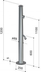 Душ уличный для ног-thumbs-Фото3