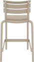 Стул пластиковый полубарный Siesta Contract Helen Bar 65 стеклопластик бежевый Фото 6