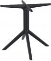 Подстолье пластиковое Siesta Contract Sky Legs сталь, пластик черный Фото 5