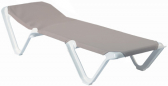 Шезлонг-лежак пластиковый Balliu Eva R полипропилен, текстилен Фото 5