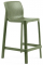 Стул пластиковый полубарный Nardi Net Stool Mini стеклопластик агава Фото 1