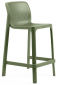 Стул пластиковый полубарный Nardi Net Stool Mini стеклопластик агава Фото 1