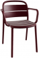 Кресло пластиковое PAPATYA Balat-K стеклопластик гранатовый Фото 1