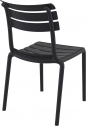 Стул пластиковый Siesta Contract Helen стеклопластик черный Фото 9