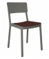 Стул пластиковый с обивкой Resol Lisboa upholstered seat chair стеклопластик, ткань Фото 3
