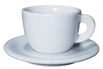 Кофейная пара для капучино Ancap Edex фарфор белый Фото 1