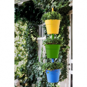 Набор пластиковых кашпо Rainbow Planter Set 3 Keter Rainbow Planter Set 3 полипропилен радуга Фото 7