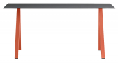 Стол ламинированный PEDRALI Arki-Desk Compact сталь, компакт-ламинат HPL оранжевый, черный Фото 1