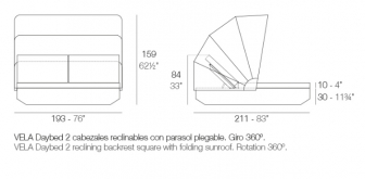 Лаунж-лежак с козырьком-thumbs-Фото3